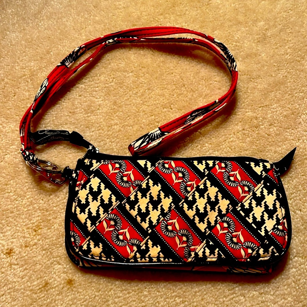Vera Bradley wallet with matching lanyard